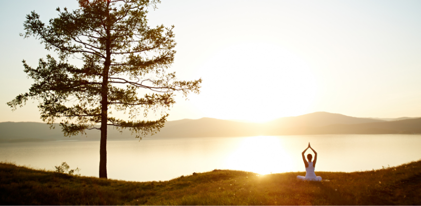 meeting Jesus in the wilderness for lent with yoga