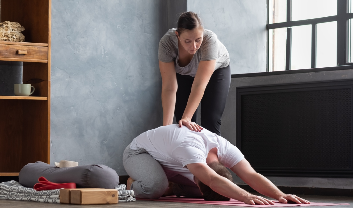 Christian yoga teacher